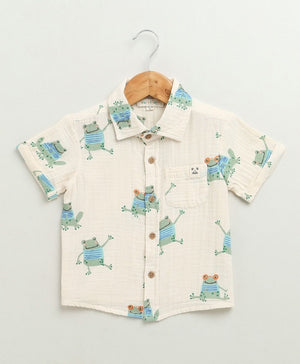 Sweetlime By AS Frog Print Cotton Co - ord Set - SLB - CORD - 01214_0 - 6M