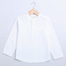 Sweetlime By As Full Sleeves Stripe Cotton Shirt & Green Slub Shorts. - SLG-Co-Set-01047_12-18M