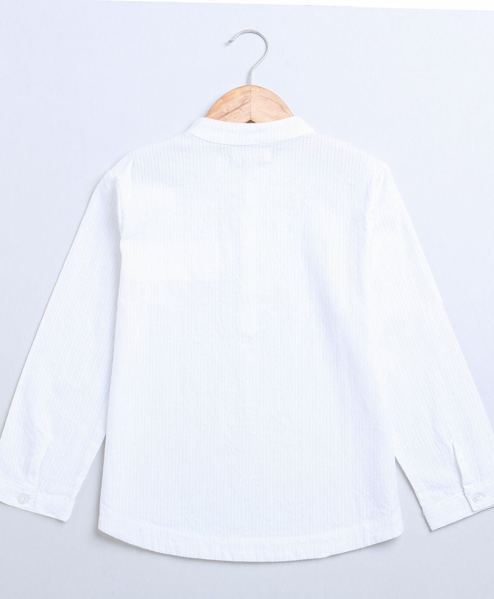 Sweetlime By As Full Sleeves Striped Cotton Shirt - SLB - SHIRT - 01047_12 - 18M