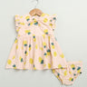 Sweetlime By AS Lemon Print Organic Cotton Co - ord Set - SLG - DRESS - 01195_0 - 6M
