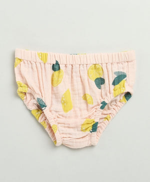 Sweetlime By AS Lemon Print Organic Cotton Co - ord Set - SLG - DRESS - 01195_0 - 6M