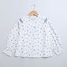 Sweetlime By AS Long Sleeves Blue Floral Printed Cotton Top. - SLG - BLS - 01055_2 - 3Y