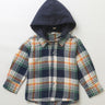 Sweetlime By As Multi Checks Checks Cotton Flannel Hoodie Long Sleeve Shirt - SLB-Shirt-01012_9-12M