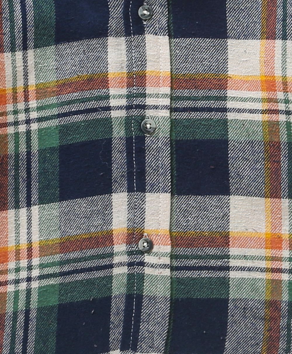 Sweetlime By As Multi Checks Checks Cotton Flannel Hoodie Long Sleeve Shirt - SLB - Shirt - 01012_9 - 12M