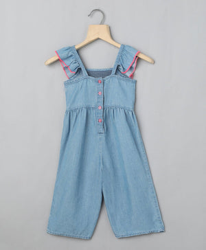 Sweetlime By AS Multicolour Smocked Dungaree. - SLG - JPS - 00116_3 - 6M