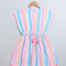 Sweetlime By AS Multicoloured Striped Cotton Kaftan. - SLG-DRESS-01053_3-4Y