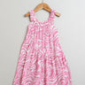 Sweetlime By AS Pink & White Wavy Striped Dress - SLG - DRESS - 01163_2 - 3Y