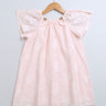 Sweetlime By AS Rose Pink Jacquard A - Line Cotton Dress - SLG - DRESS - 01059_1 - 2Y