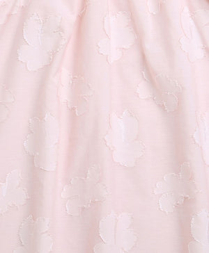 Sweetlime By AS Rose Pink Jacquard A - Line Cotton Dress - SLG - DRESS - 01059_1 - 2Y