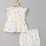 Sweetlime By AS White Floral Organic Cotton Dress - SLG - CO - ORD - 00180_1 - 3M