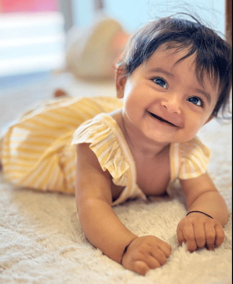 Sweetlime By As Yarn Dyed Cotton Lurex Yellow Striped Luxrex Co - ord Set - 9 - 12 Months Girls Co - ord Set