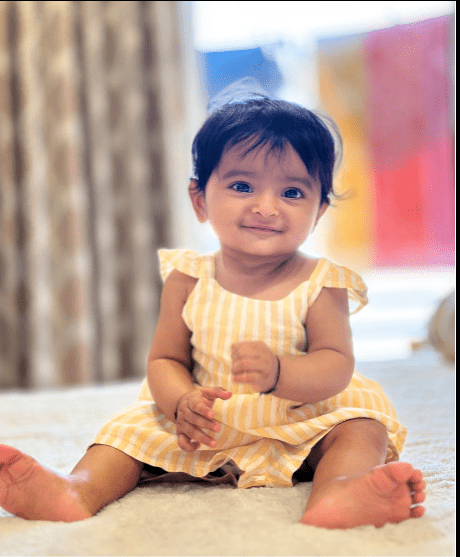 Sweetlime By As Yarn Dyed Cotton Lurex Yellow Striped Luxrex Co - ord Set - 9 - 12 Months Girls Co - ord Set