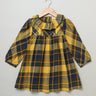 Sweetlime By AS Yellow Long Sleeves Plaid Flannel Dress. - SLG - DRESS - 01019_9 - 12M