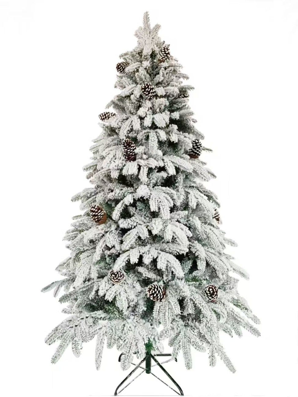 SWEN 4 feet EATON christmas tree with frosting and pine cones - Christmas Tree
