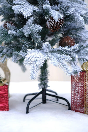 SWEN 4 feet EATON christmas tree with frosting and pine cones - Christmas Tree