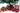 SWEN 6 feet NORTHLIGHT flocked christmas tree pinecones and cherries - Christmas Tree