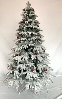 SWEN 8 feet PALOMA christmas tree with frosting and cherries - Christmas Tree