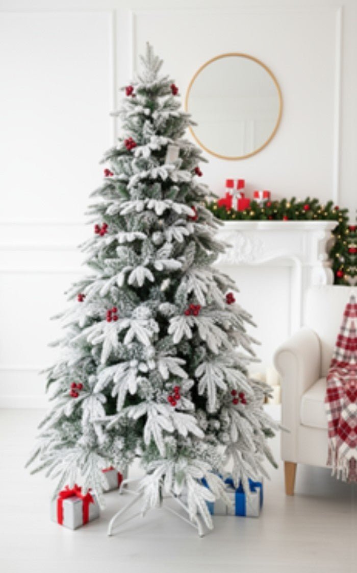 SWEN 8 feet PALOMA christmas tree with frosting and cherries - Christmas Tree