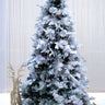 SWEN 8 feet TRUE STAR christmas tree with broad pine leaves, frosting and pine cones - Christmas Tree