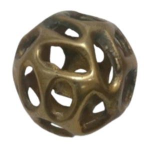 Swen BALIN , gold color decorative metal bauble for Christmas decorations - Tree ornament