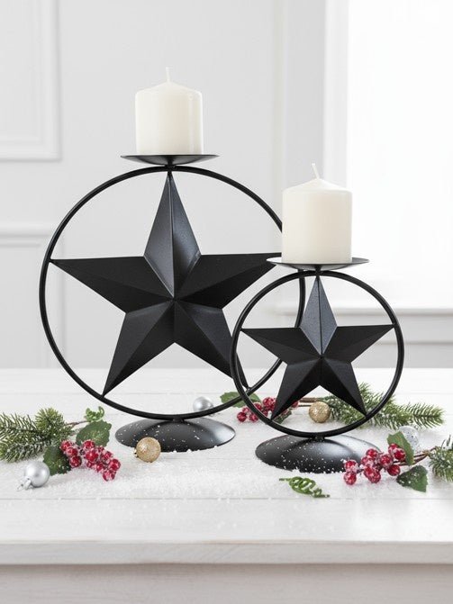 Swen CLARA, pack of 2 Star Ring Tealight Holders by SWEN - Candle stand
