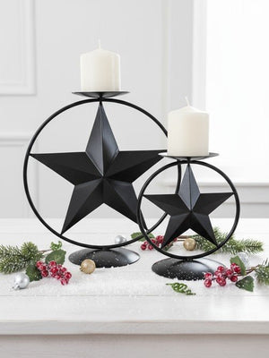 Swen CLARA, pack of 2 Star Ring Tealight Holders by SWEN - Candle stand