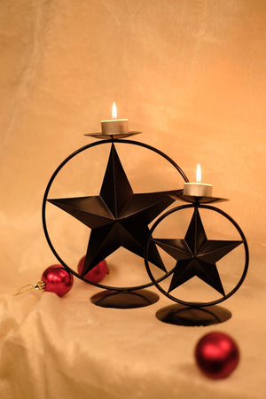 Swen CLARA, pack of 2 Star Ring Tealight Holders by SWEN - Candle stand