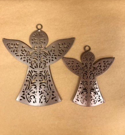 SWEN ELENA, pack of 2 Filigree Peace Angel Christmas Tree Ornaments - Tree ornament