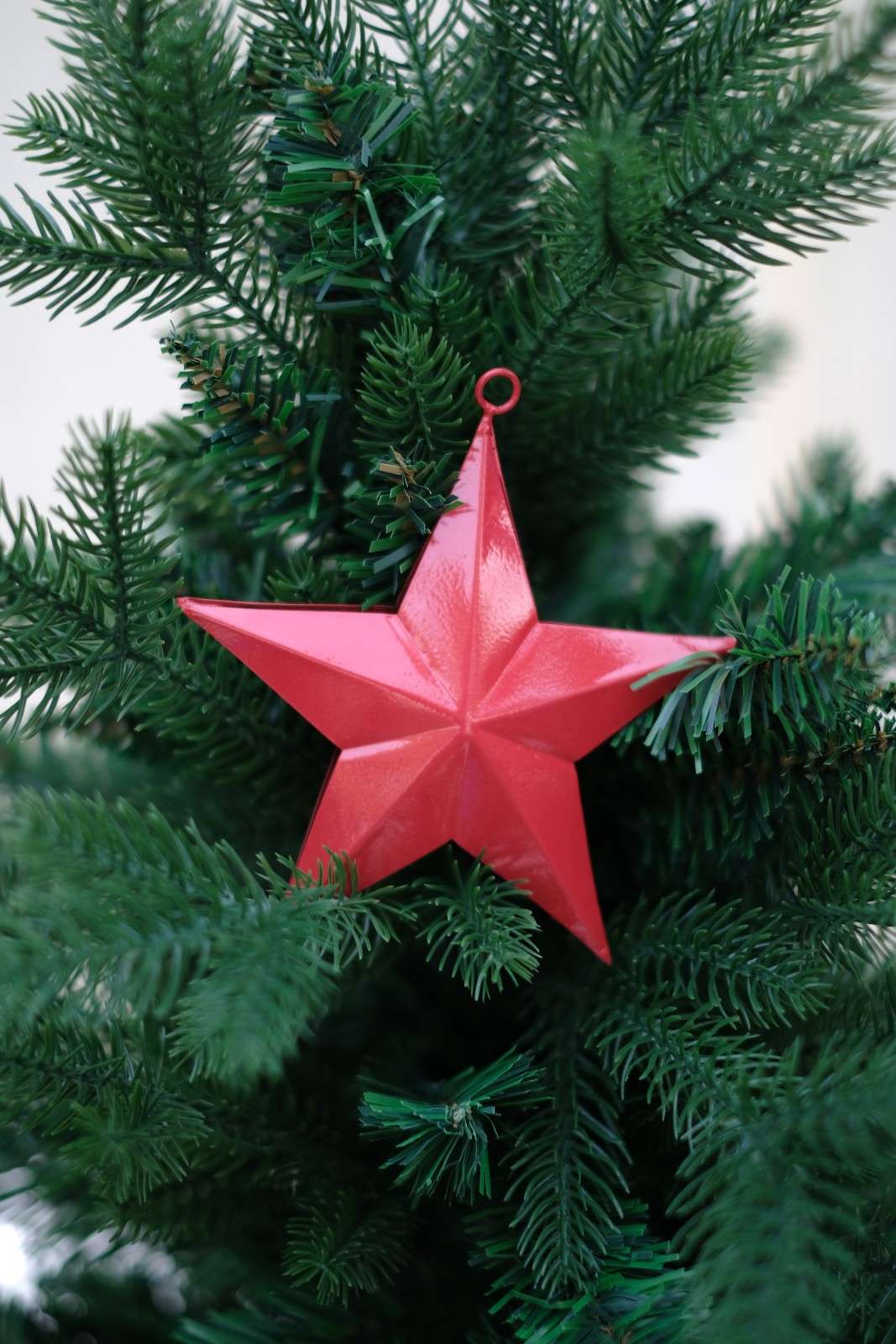 SWEN FLORIN, pack of 3 metal Christmas tree ornaments - Star, Snow flake, Heart - Tree ornament