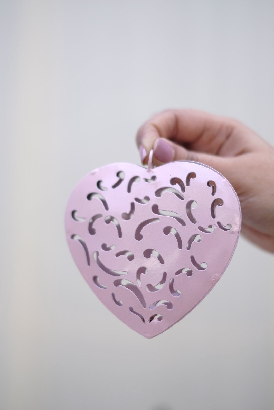 SWEN FLORIN, pack of 3 metal Christmas tree ornaments - Star, Snow flake, Heart - Tree ornament