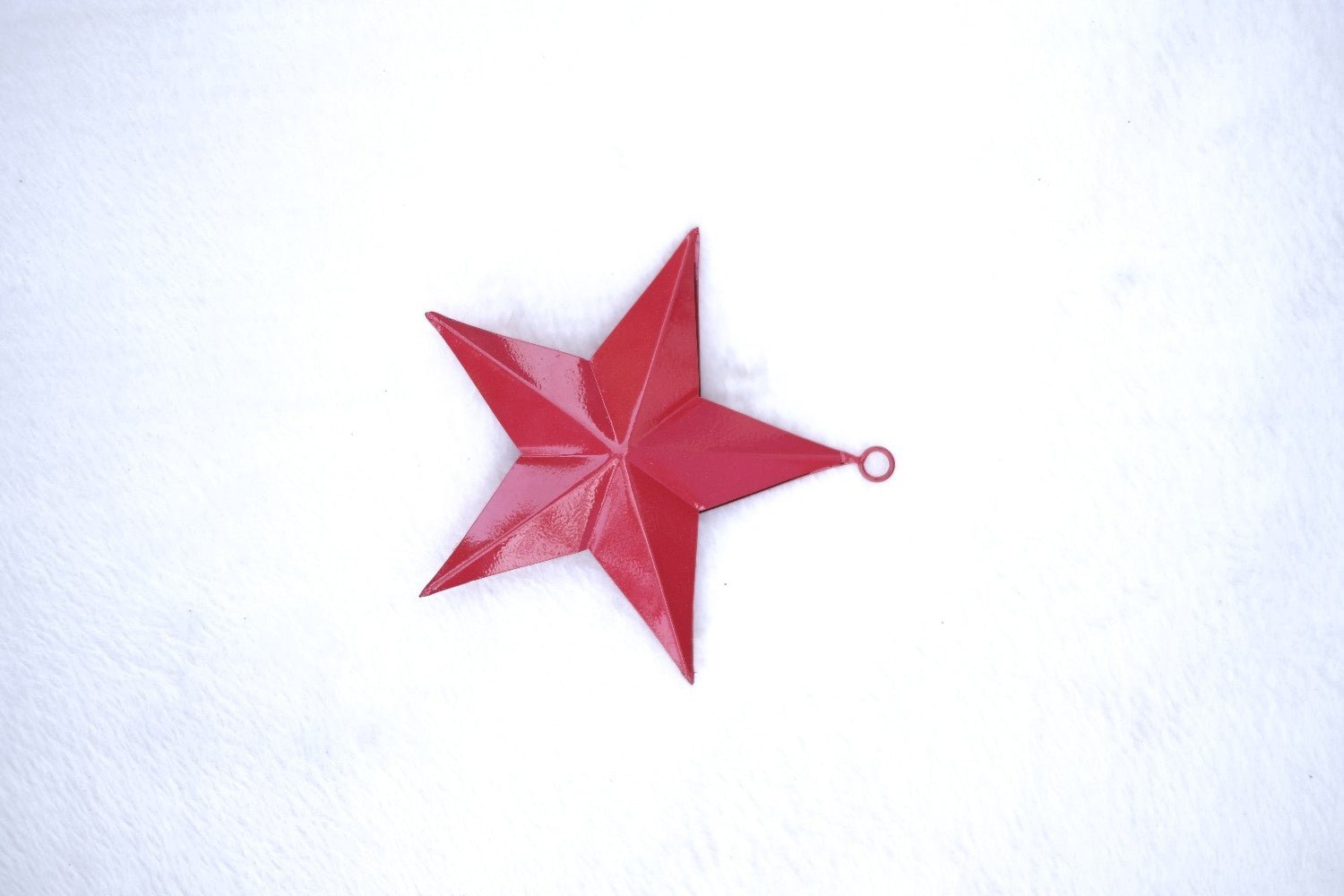 SWEN FLORIN, pack of 3 metal Christmas tree ornaments - Star, Snow flake, Heart - Tree ornament