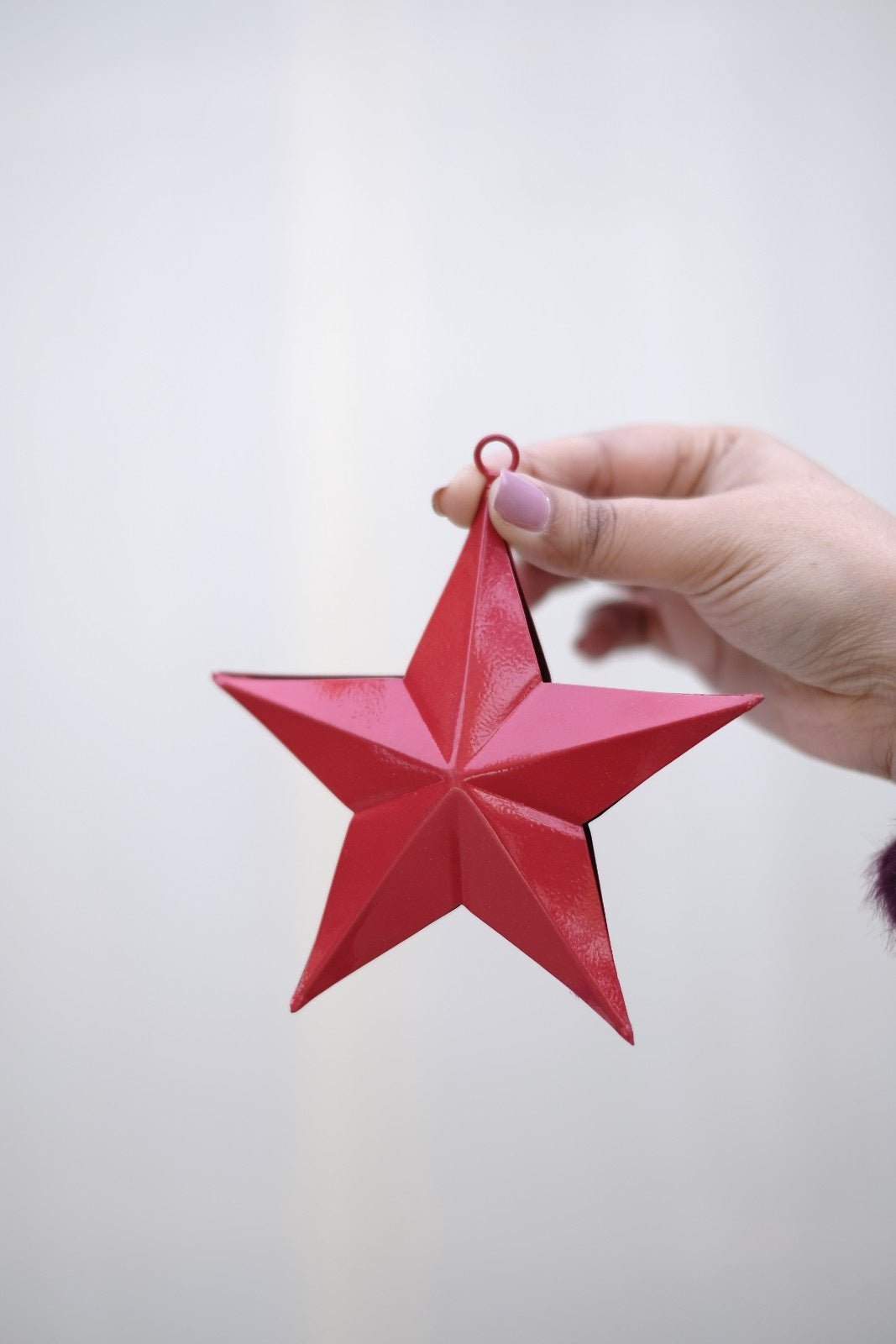 SWEN FLORIN, pack of 3 metal Christmas tree ornaments - Star, Snow flake, Heart - Tree ornament