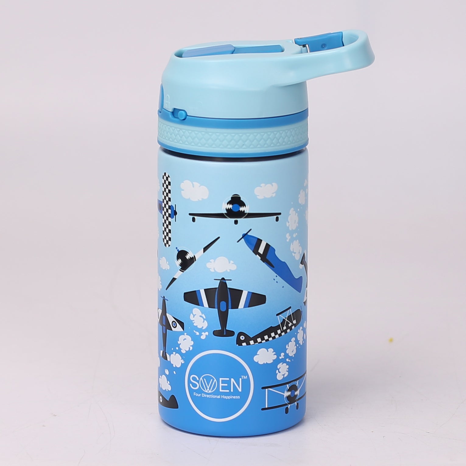 SWEN Insulated Stainless Blue Color Steel Bottle - 320 ml - 51001320SB