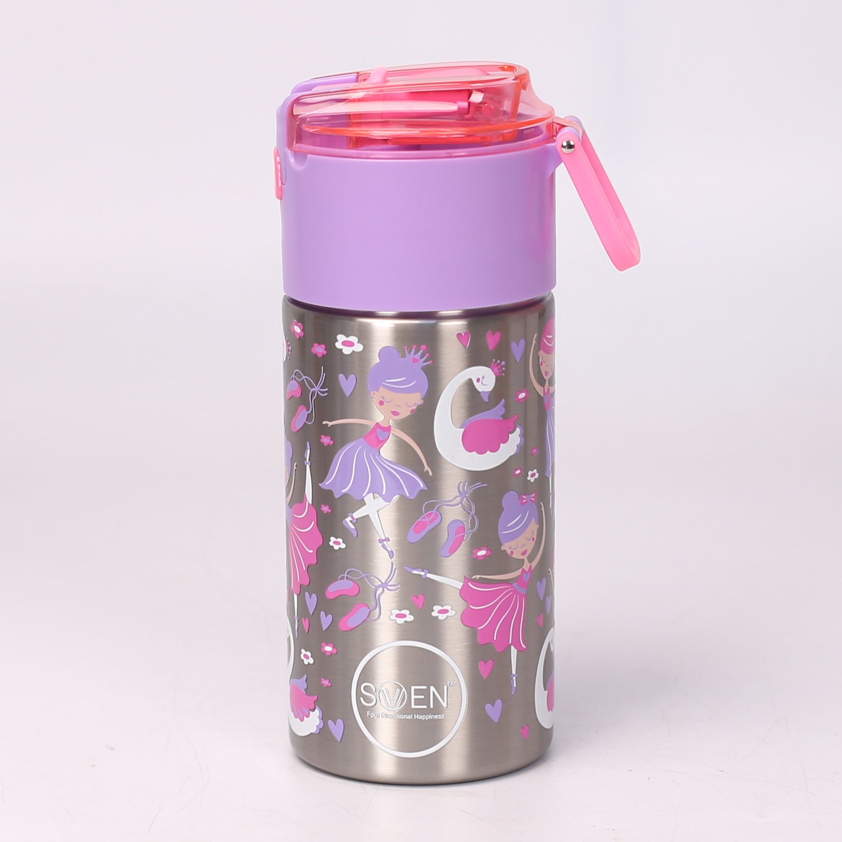 SWEN Insulated Stainless Purple Color Steel Bottle - 380 ml - 51001380SB