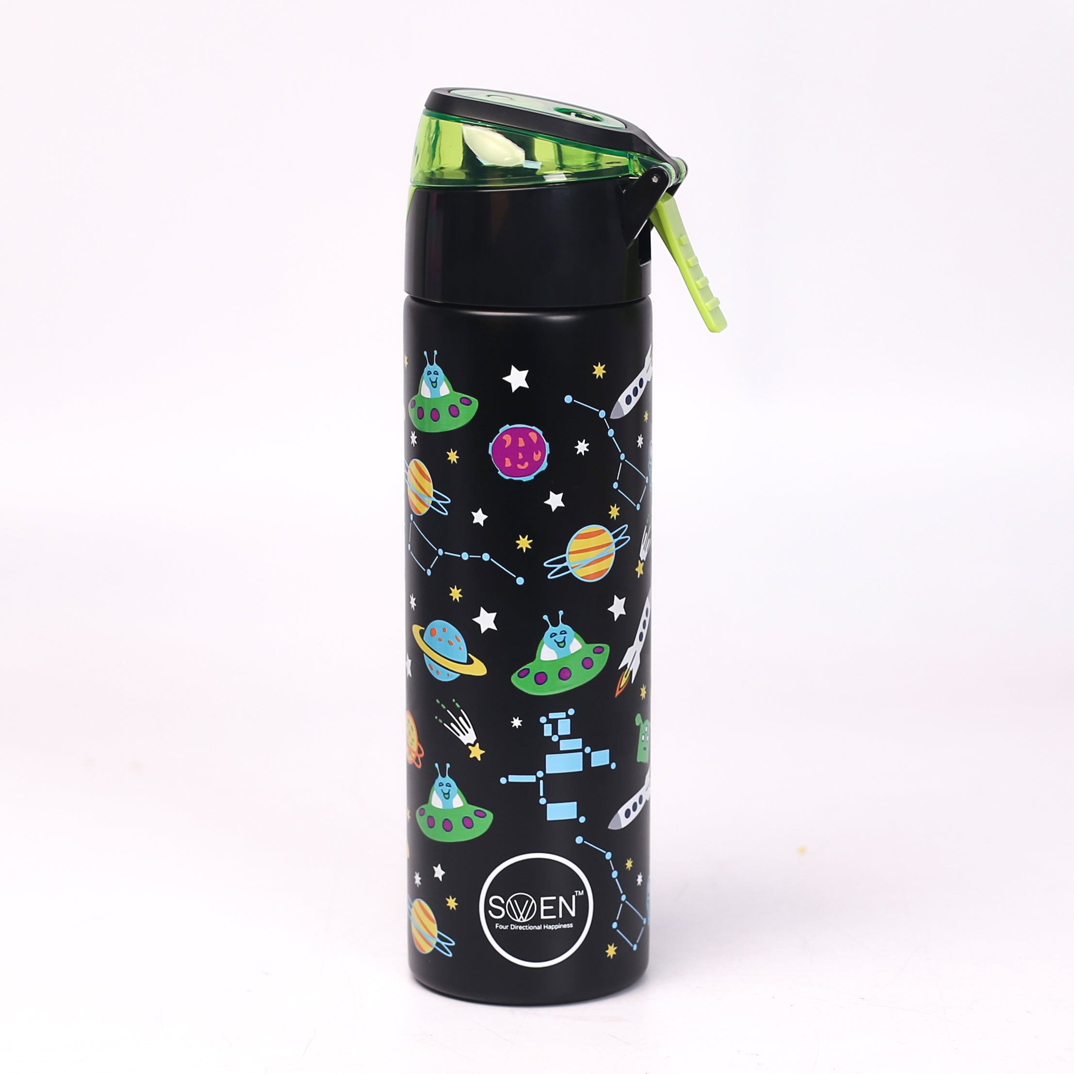 SWEN Insulated Stainless Steel Black Color Mist Bottle - 600 ml - 51001640SBM