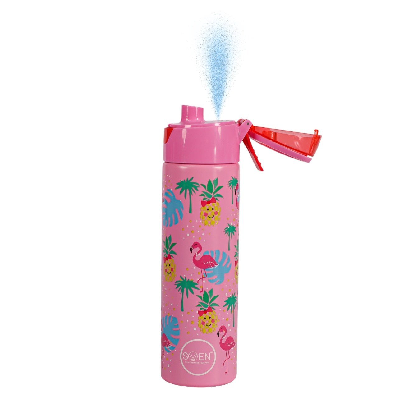 SWEN Insulated stainless steel flamingo theme mist bottle. - 51026640SBM