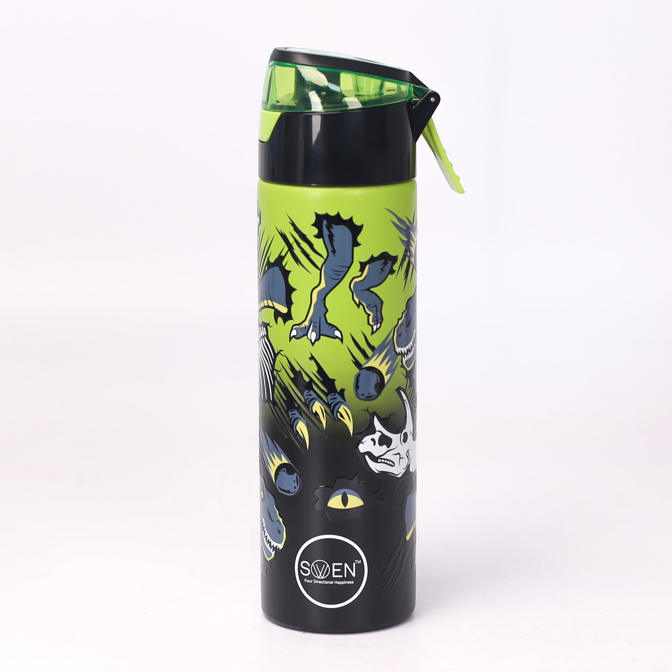 SWEN Insulated Stainless Steel Green And Black Color Mist Bottle - 600 ml - 51002640SBM