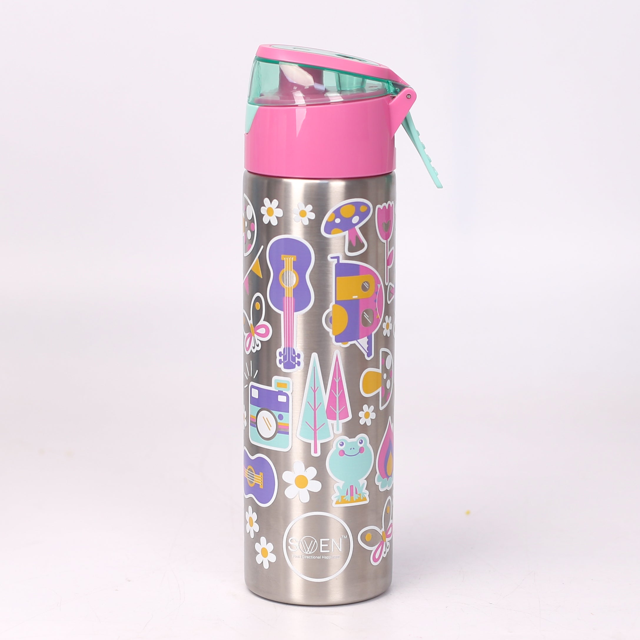 SWEN Insulated Stainless Steel Pink Color Mist Bottle - 600 ml - 51003640SBM