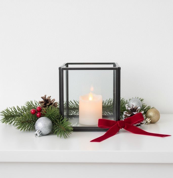 Swen LUCIAN, geometric cube tea light candle holder by SWEN - Candle holder