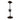 Swen MADALINA, tall midnight Star Taper Candle Holder by SWEN - Candle holder