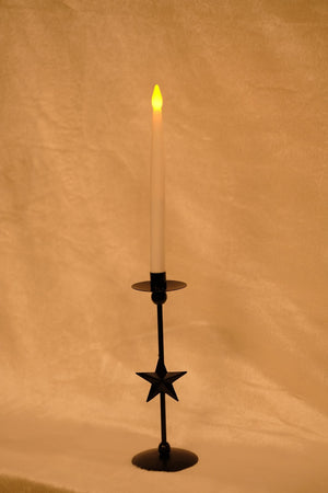Swen MADALINA, tall midnight Star Taper Candle Holder by SWEN - Candle holder