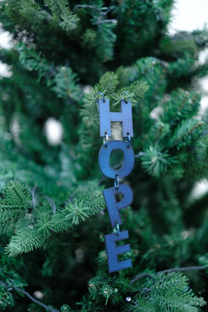 Swen NADIA, Pack of 3 festive Christmas Tree word ornaments by SWEN - Tree ornament
