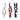 Swen NADIA, Pack of 3 festive Christmas Tree word ornaments by SWEN - Tree ornament