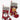 Swen OAKLEY, Pack of 2 Plush Character Christmas Stockings - Snowman stocking (red), Reindeer stocking (red) - Christmas Stockings