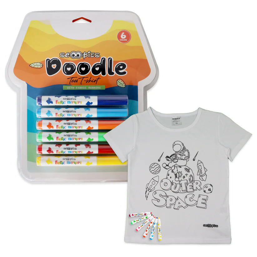 Scoobies Doodle Tees (Space) - Take Art from Paper to Fabric