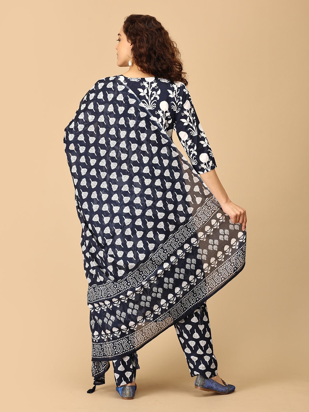 Taal Tarang Maternity and Nursing Kurta Set With Dupatta - MEW - SK - TALTR - S