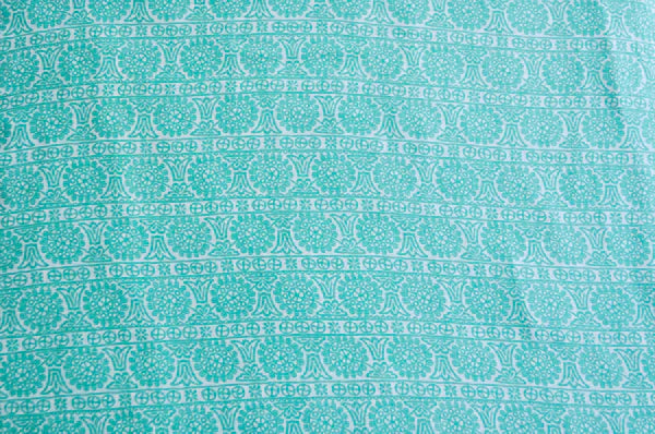 The Baby Atelier 100% Organic Green Mehendi Print Organic Hooded Towel Set