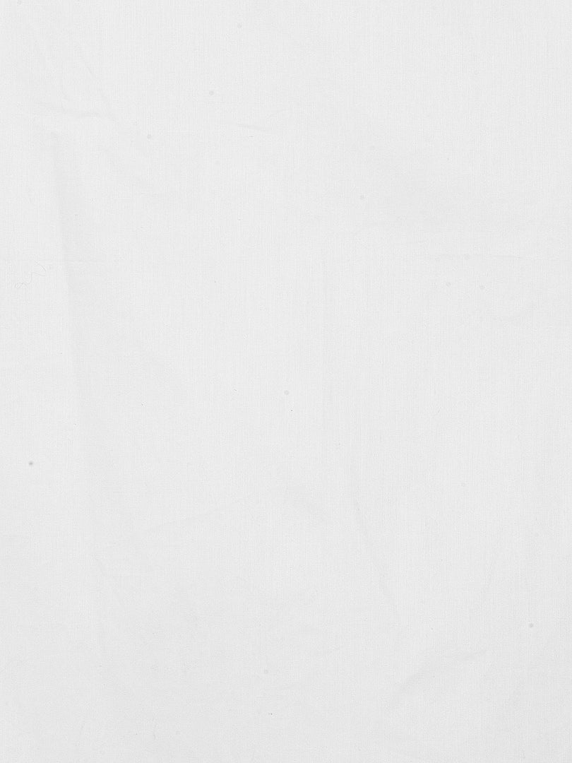 The Baby Atelier 100% Organic Fitted Crib Sheet Off White