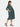 Teal and Black Stripes Cotton Maternity and Casual Dress - DRS-TLBSC-S