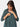 Teal and Black Stripes Cotton Maternity and Casual Dress - DRS-TLBSC-S